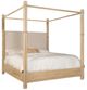 Hooker® Furniture Retreat Dune California King Upholstered Canopy Bed-0