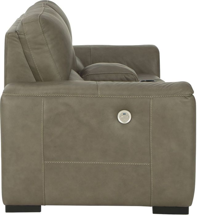 Signature Design by Ashley® Luigi Bisque Power Reclining Loveseat-4