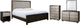 Signature Design by Ashley® Maretto 5-Piece Two-Tone Queen Upholstered Panel Bed Set-0