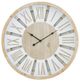 YHD Warm Brown Rustic Charm Wall Clock-0