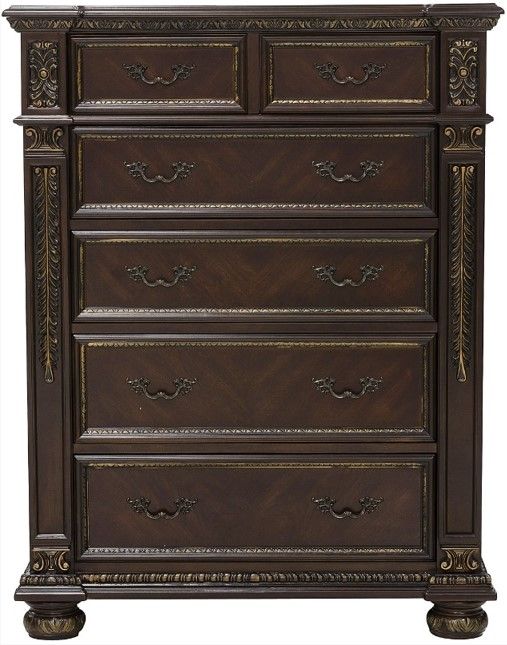 Homelegance® Catalonia Dark Cherry Chest-2