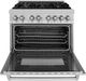ZLINE 36" Satin Stainless Steel Pro Style Dual Fuel Range-1