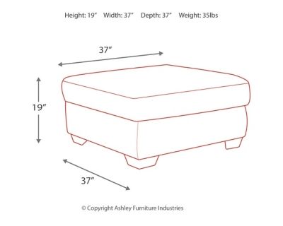 Signature Design by Ashley® Accrington Granite Oversized Accent Ottoman-3