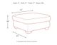 Signature Design by Ashley® Accrington Granite Oversized Accent Ottoman-3