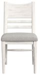 Elements International Rogen Gray/Rustic White Dining Side Chair -1
