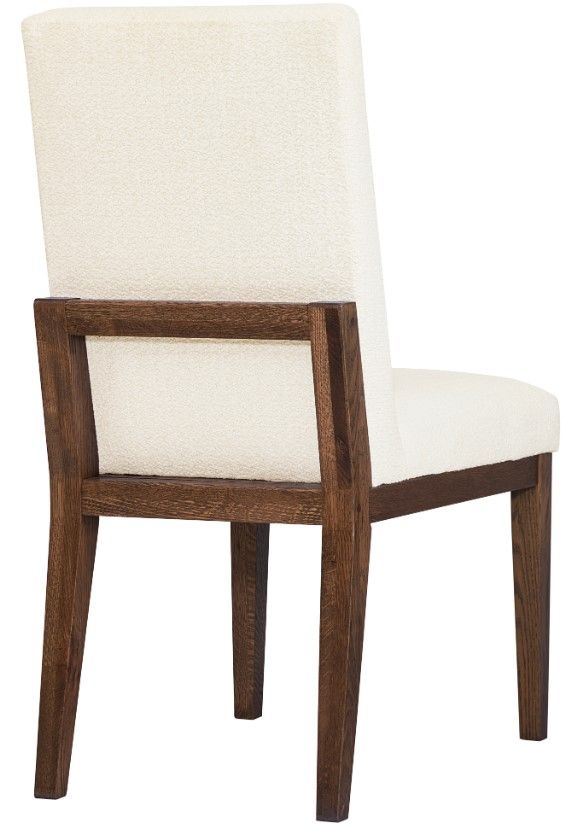 Artisan & Post by Vaughan-Bassett Dovetail White/Natural Upholstered Dining Side Chair-2
