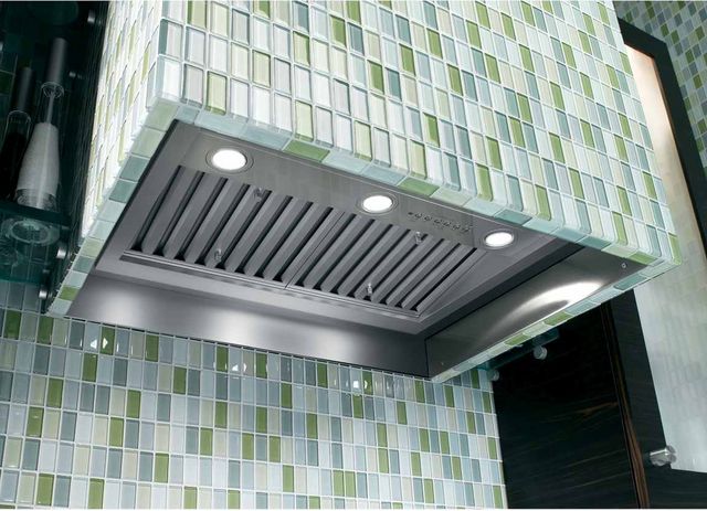 GE® 30" Stainless Steel Insert Range Hood-4