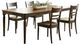 Liberty Furniture Wesley Hall 5-Piece Heritage Walnut Rectangular Table Set-0
