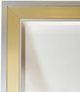 Stylecraft Gold/Silver Beveled Framed Wall Mirror-1
