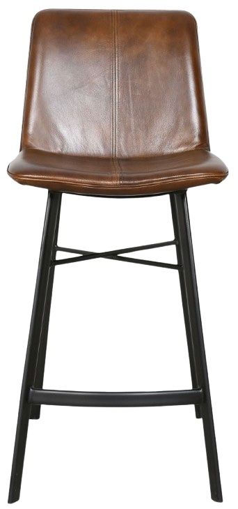 Home Trends & Design Essex Murphy Black/Chestnut Counter Stool-1