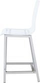 Coaster® Juelia 2-Piece Chrome/Clear Acrylic Counter Stools-4