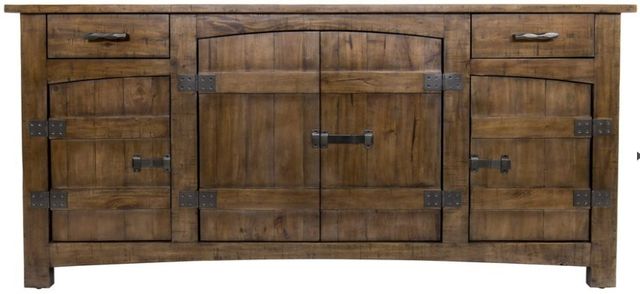 YHD Hudson Brown Large Cabinet-2
