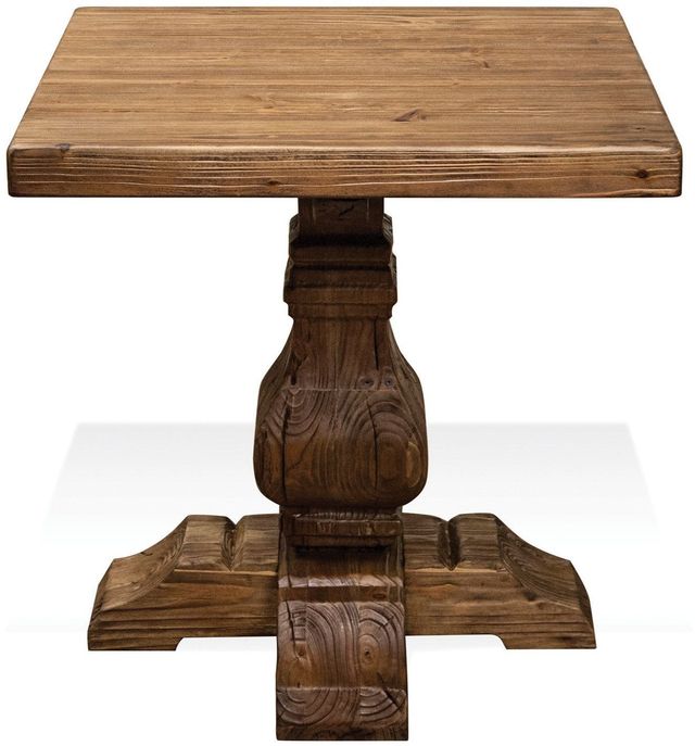 Riverside Furniture Hawthorne Barnwood Brown Side Table-0