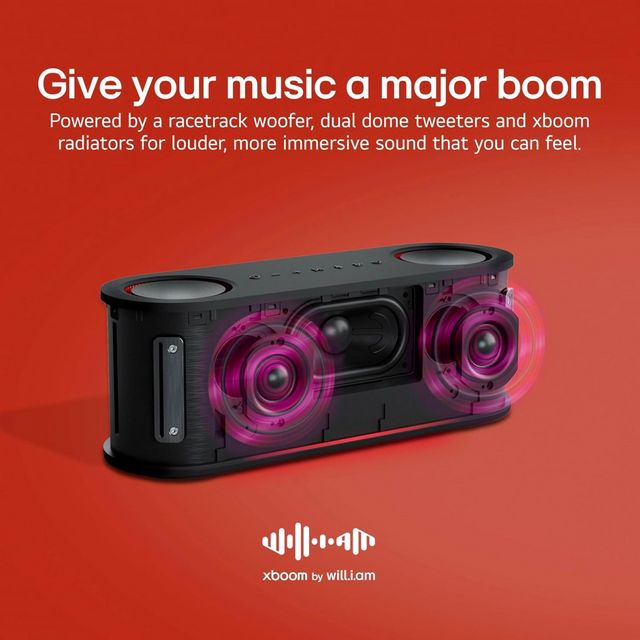 LG xboom Bounce Core Black Wireless Portable Speaker-5