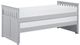 Mazin Furniture Orion Gray Twin/Twin Youth Captains Bed With Trundle-1