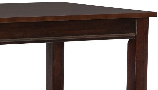 Linon Claridge 3-Piece Brown/Red Bar Table Set-2