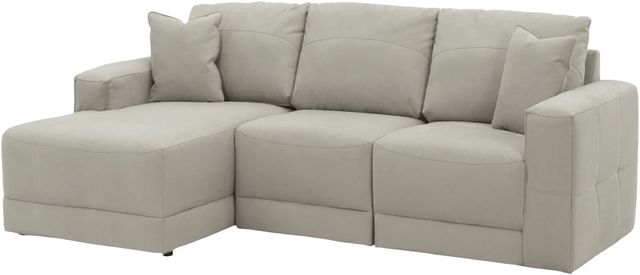 Benchcraft® Next-Gen Gaucho 3-Piece Gray Left-Arm Facing Sectional Sofa and Chaise-0