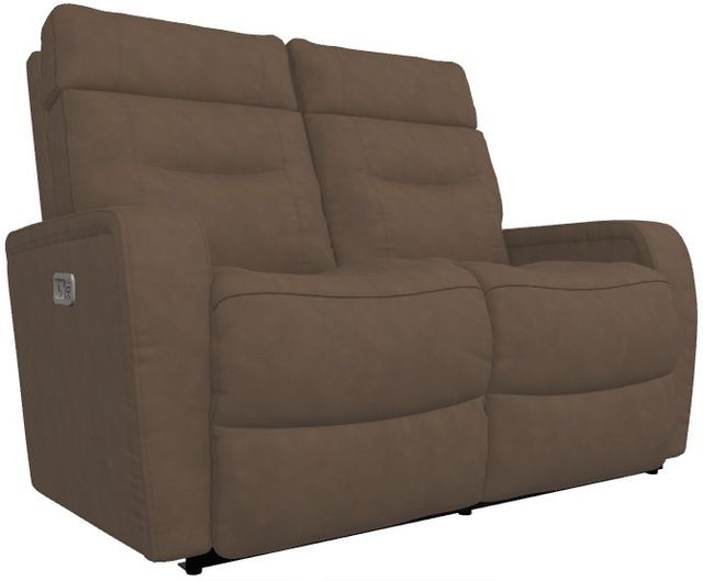 La-Z-Boy® Baron Otter Power Wall Reclining Loveseat with Headrest-0