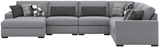 Benchcraft® Bealton 6-Piece Pepper/Salt Left-Arm Facing Sectional and Chaise-1
