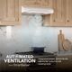 Broan Alta 3 Series 30" White Under Cabinet Range Hood-2