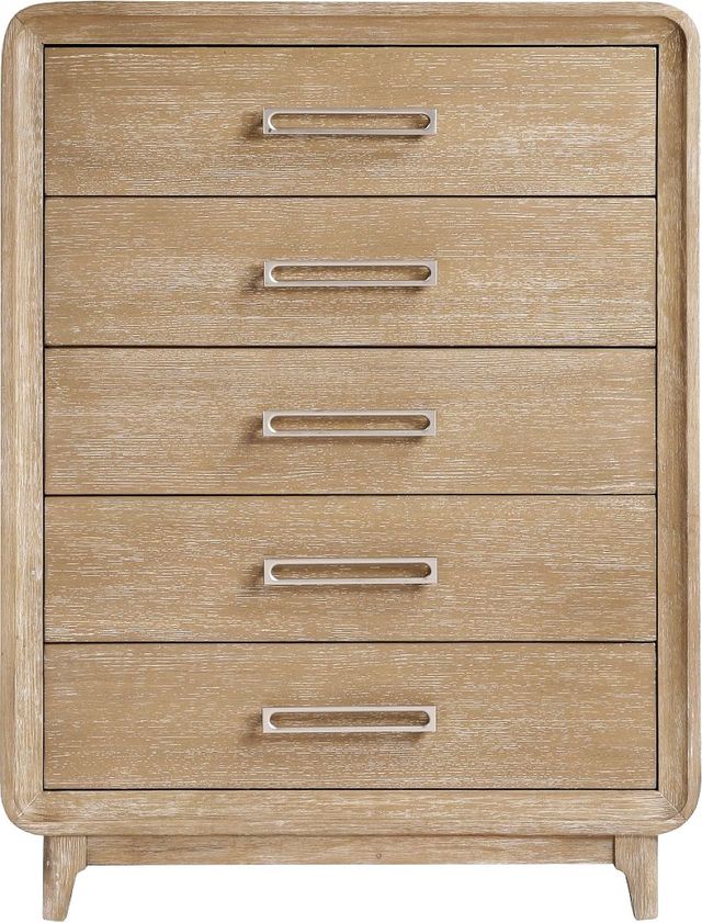 Mazin Furniture Wilshire Natural Oak Chest-3