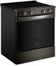 Whirlpool® 30'' Black Stainless Steel Smart Slide-In Electric Range with Air Cooking Technology and Steam Clean-2