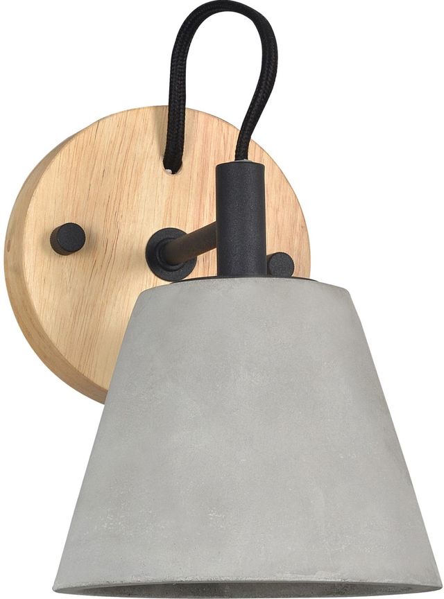 Renwil® Turtle Bay Black Powder Wall Sconce-3