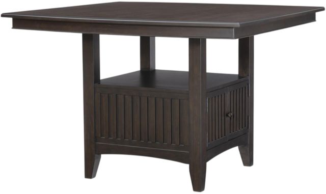 Legacy Classic Caldwell Espresso Counter Height Dining Table with Storage-0