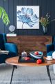 A & B Home Blue/White Bowl-4