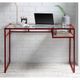 ACME Furniture Yasin Clear/Red Writing Desk-2
