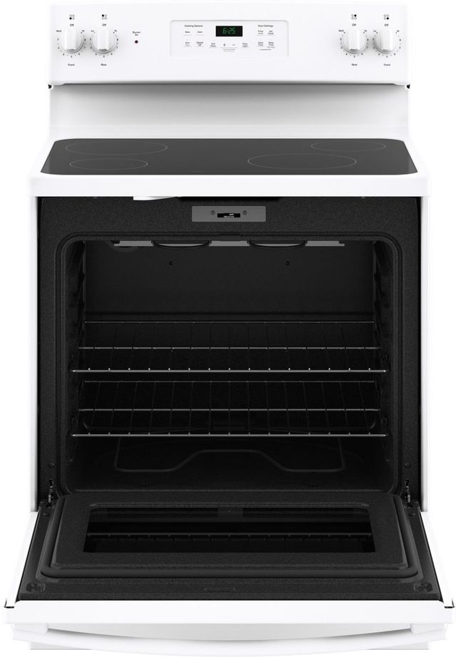 GE® 30" White Free Standing Electric Range-2