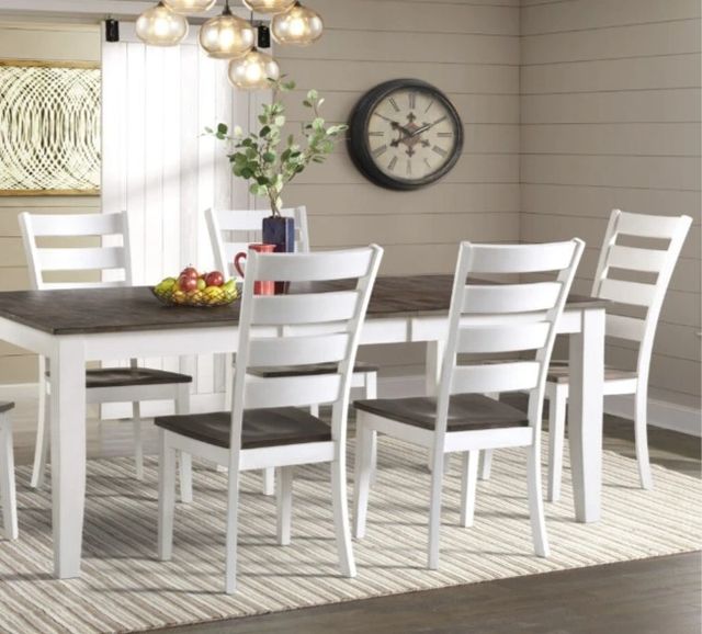 Intercon Kona Gray/White Dining Chair-1