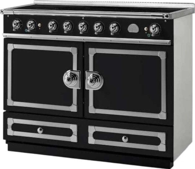 La Cornue CornuFé 110 43" Matte Black Pro Style Induction Range-1