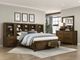Homelegance® Sullivan Wire Brushed Oak Nightstand Pier-2