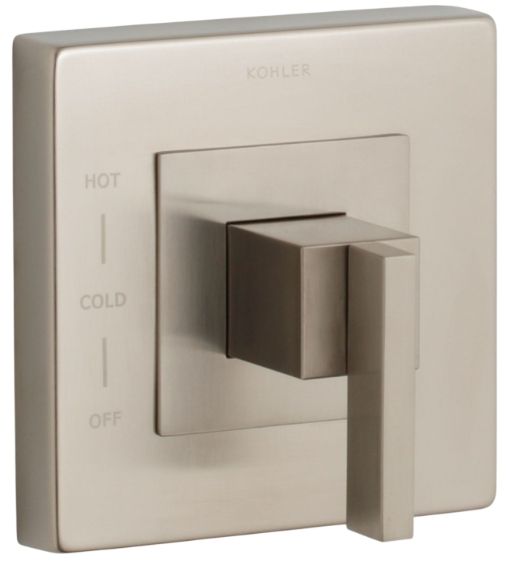 KOHLER® Loure® Rite-Temp® Vibrant Brushed Nickel Valve Trim-0