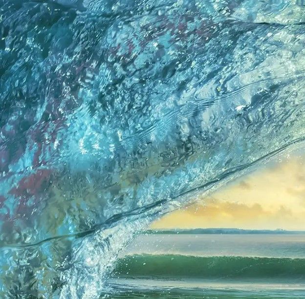 Classy Art Big Wave by Mike Calascibetta Wall Art-2