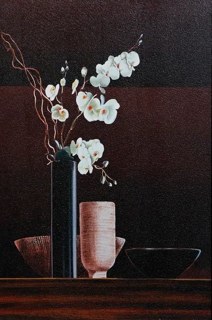StyleCraft Ikebana 38" Wall Art-1