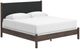 Signature Design by Ashley® Cadmori Black/Brown King Upholstered Panel Bed-0