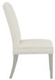 Fairfield® Customizable Entree Dining Camel Tall Back Side Chair with Sheer Dove Legs-2