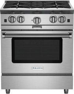 BlueStar® Platinum™ Series 30" Stainless Steel Pro Style Natural Gas Range