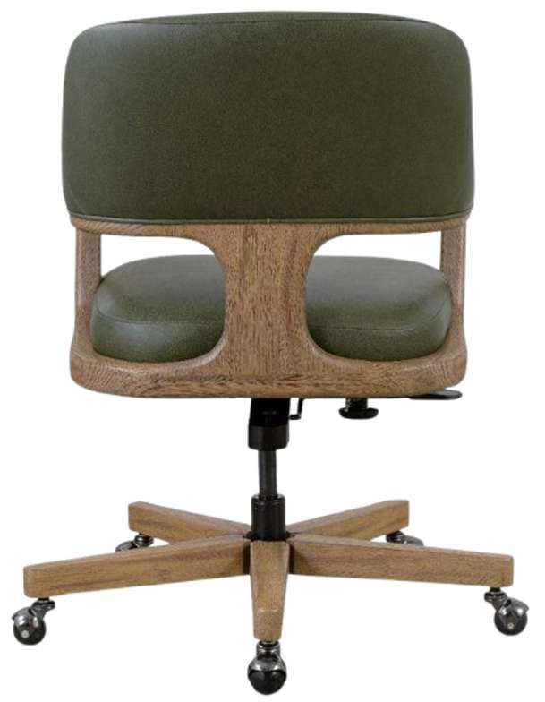 Hooker® Furniture EC Briar Light Wood/Verona Forest Swivel Tilt Executive Chair-4