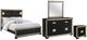 Global Furniture USA Blake 4-Piece Black/Gold King Bedroom Set-0