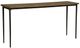 Nest Home Collections Chloe Antique Natural Console Table with Black Base-0