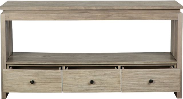 Magnussen Home® Conrad Stone Harbor Grey Rectangular Sofa Table-3