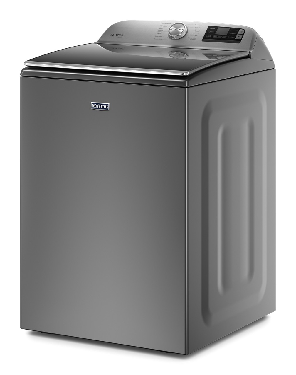 Maytag® 5.2 Cu. Ft. Metallic Slate Agitator Top Load Washer with