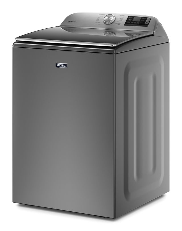 Maytag® 5.2 Cu. Ft. Metallic Slate Agitator Top Load Washer with Extra Power-1