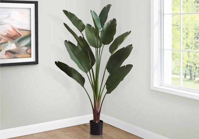 Monarch Specialties Inc. 83" Artificial Plant with Black Pot-1