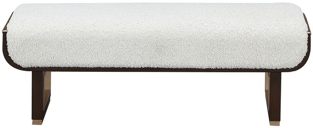 Michael Amini® West Kensington Medium Espresso Accent Bench-2