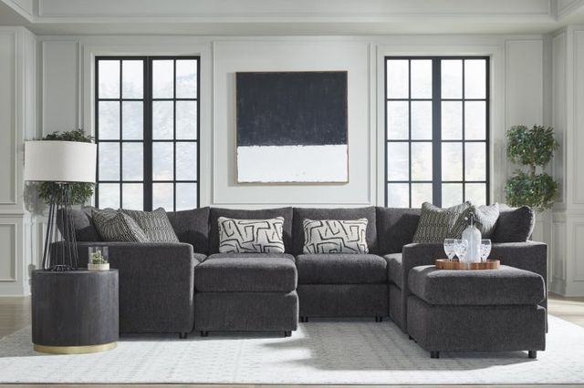 Fusion Furniture Ripple Midnight 8-Piece U-Shaped Sectional-1