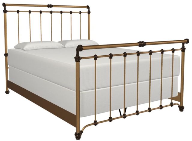 Wesley Allen Customizable Sheffield Queen Iron Bed-1